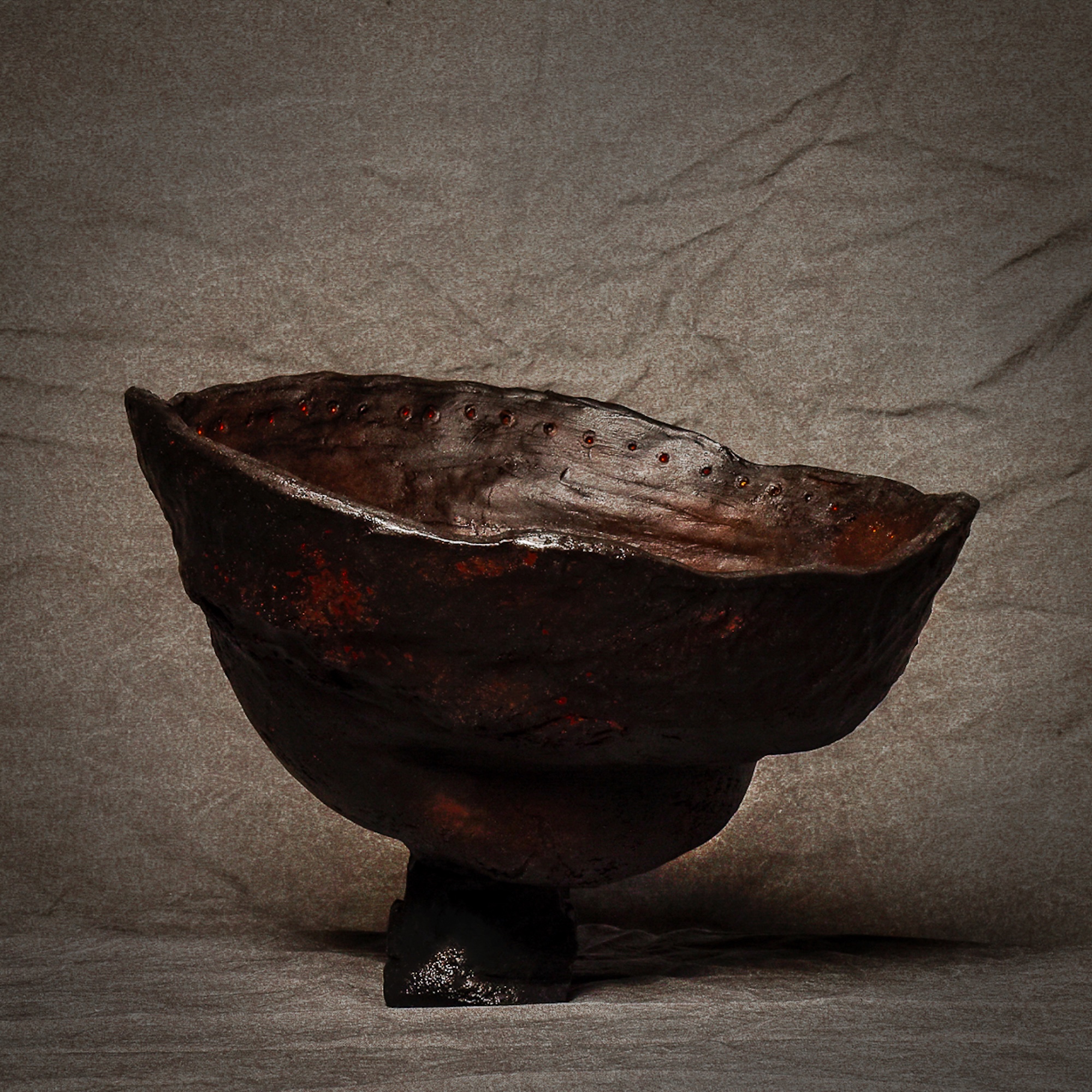 charred ceramics john arsenault