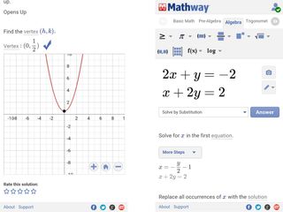 Mathway (Android, iOS: Free)