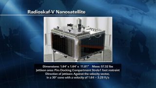 Radioskaf-V nanosatellite.
