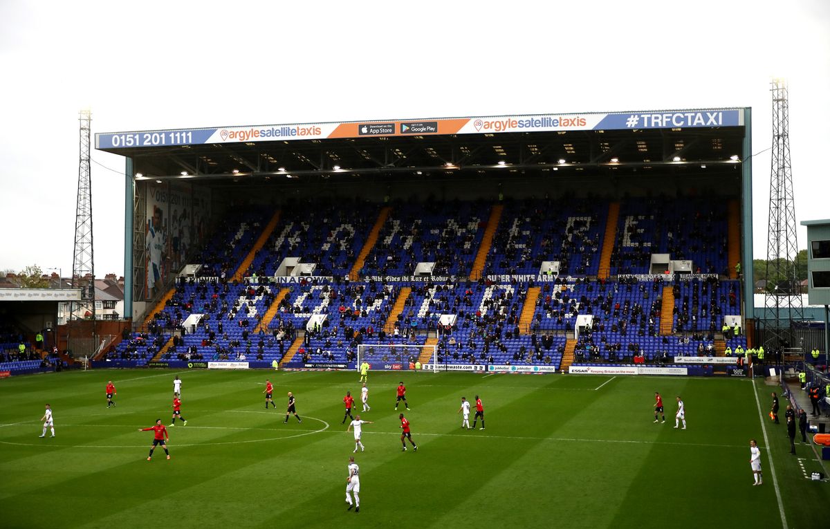 Tranmere Rovers v Morecambe – Sky Bet League Two – Play-off – Semi Final – First Leg – Prenton Park