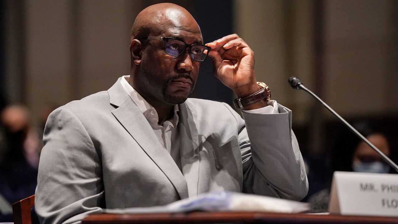 washington, dc june 10 philonise floyd, brother of george floyd, testifies before a house judiciary committee hearing on police brutality and racial profiling on june 10, 2020 in washington, dc george floyd died may 25 while in minneapolis police custody, sparking worldwide protests photo by greg nash poolgetty images