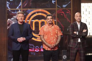 Gordon Ramsay, Aaron Sanchez and Joe Bastianich in the season premiere of MASTERCHEF airing Wed. May 25 