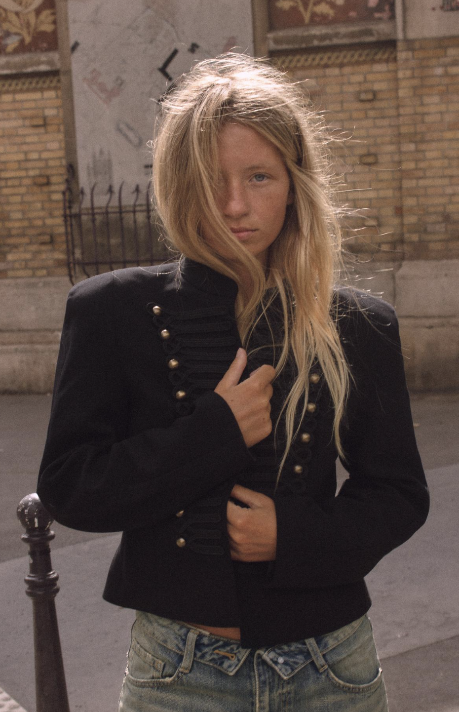 Zara, Tailored Blazer with Shoulder Pads