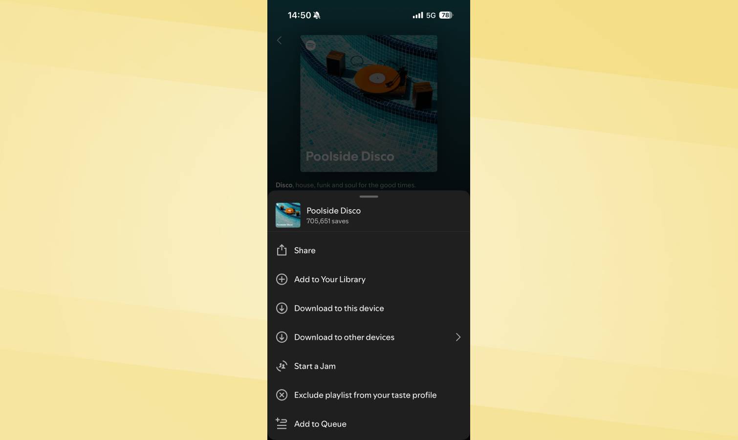 لیست پخش را از نمایه سلیقه خود در Spotify حذف کنید