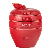 10 Strawberry Street Sliced Apple Measuring Cups