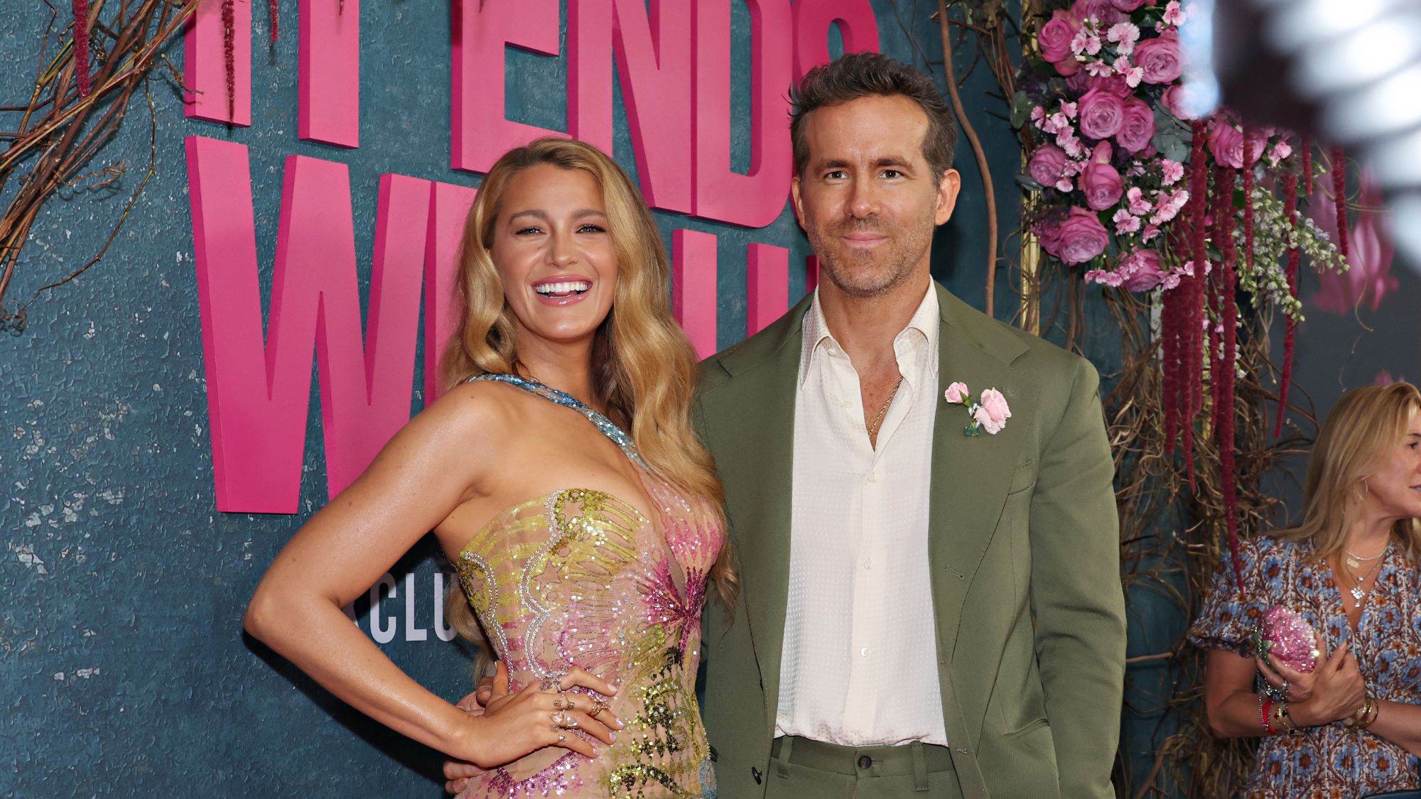 Blake Lively and Ryan Reynolds attend the premiere of 'It Ends With Us'