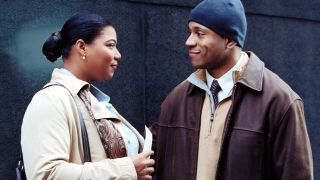 Queen Latifah and LL Cool J standing next to each other in Last Holiday