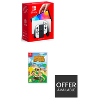 Nintendo Switch OLED &amp; Animal Crossing New Horizons: £349.98 at Very