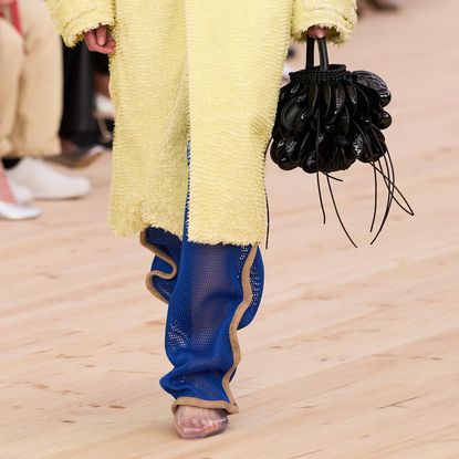 a model on the runway at the loewe spring 2026 show