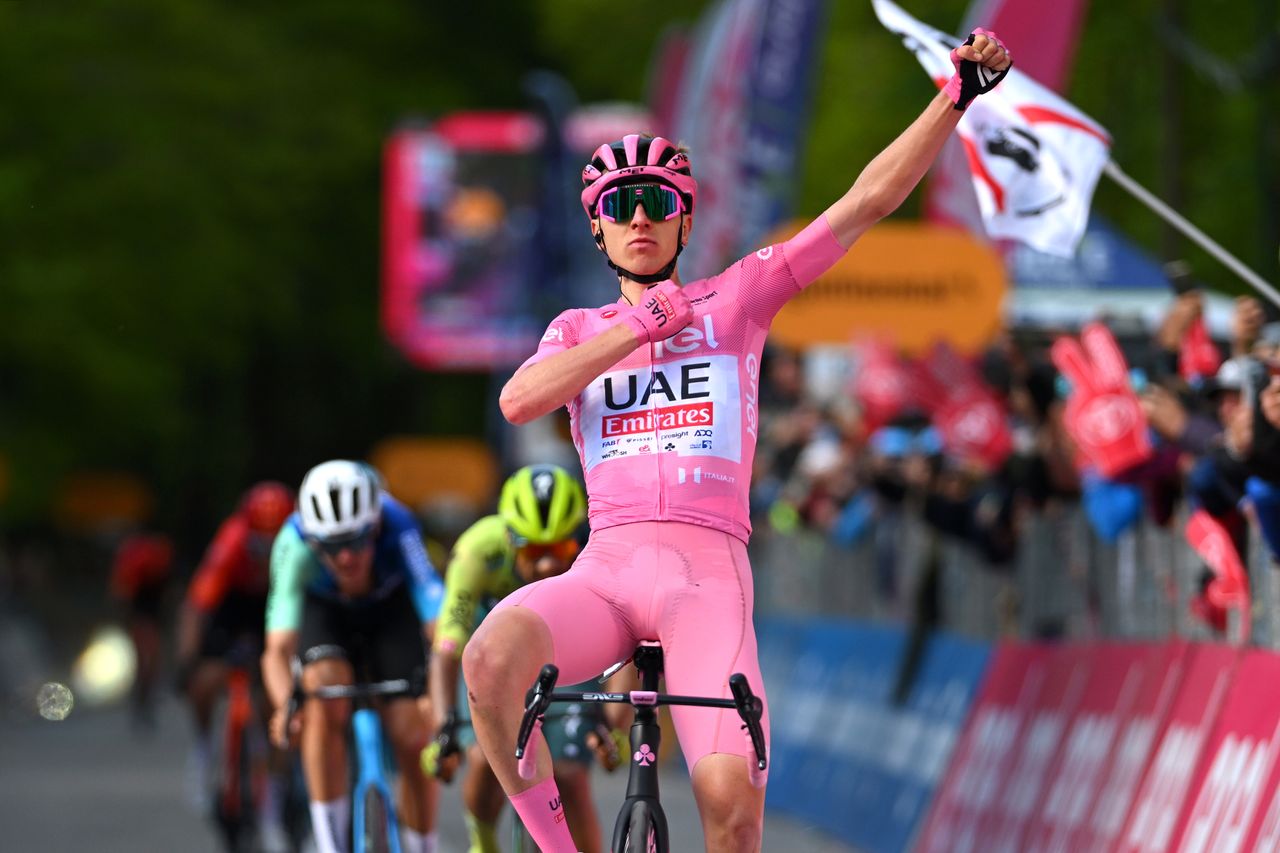 Tadej Pogacar at the Giro d&#039;Italia