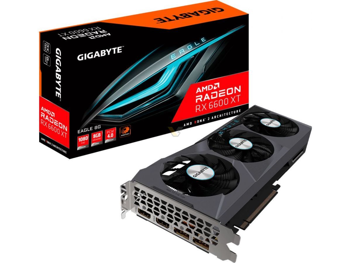 Various custom RX 6600 XT graphics cards