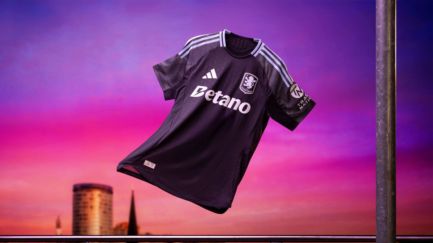 Adidas Aston Villa away kit 2025/26