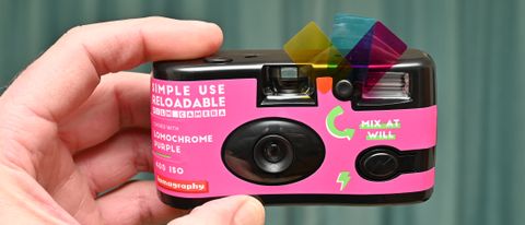 Lomography Simple Use Reloadable Film Camera LomoChrome Purple