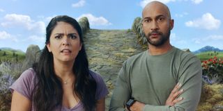 Keegan-Michael Key and Cecily Strong in Schmigadoon!