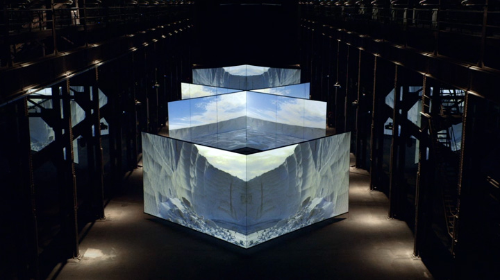 holographic view of Camargue region of southern France