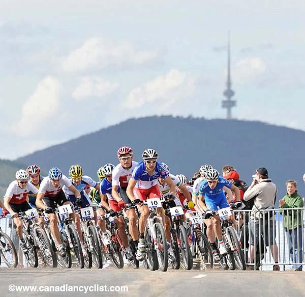 The start of the Under 23 men's race