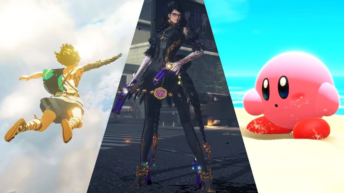 Nintendo Switch Games 2022 Botw2 Bayonetta Kirby