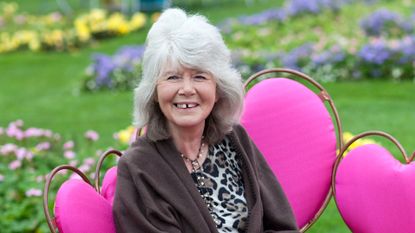 Jilly Cooper Rivals: Author, Jilly Cooper poses for a portrait at the Cheltenham Literature Festival on October 9, 2010 in Cheltenham, England. 
