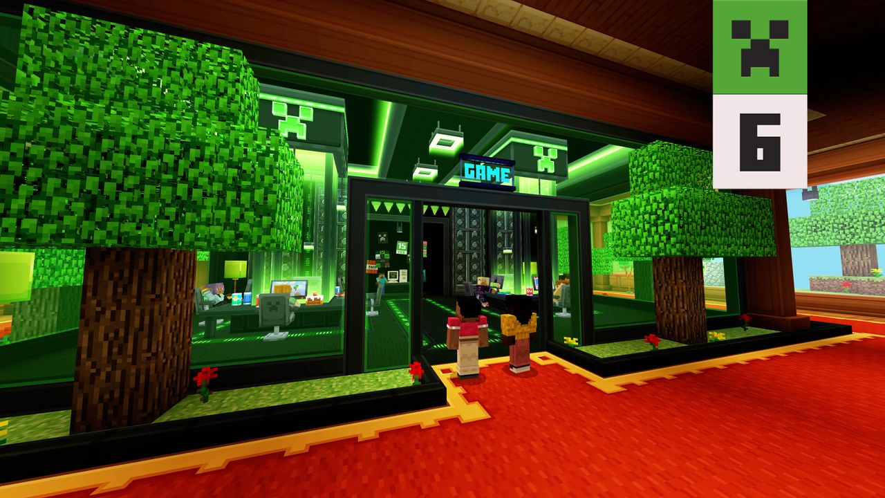 Image of Minecraft's 15-year birthday map.
