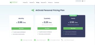 AirDrop Personal pricing