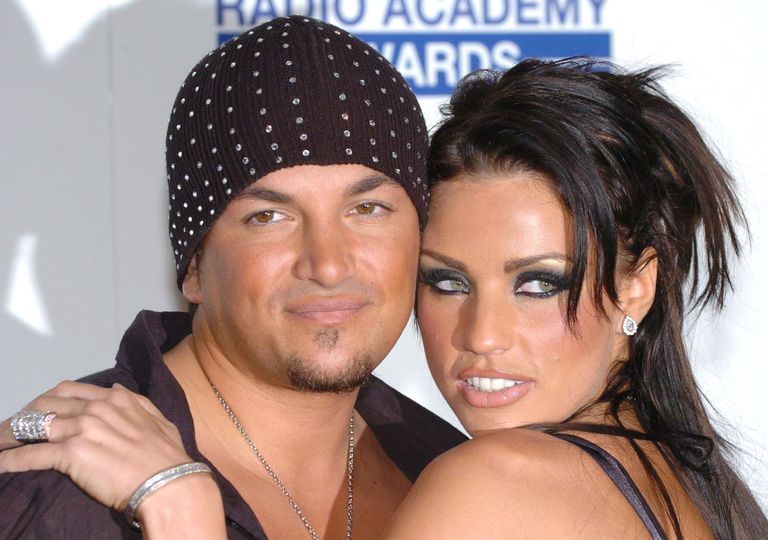 Katie Price and ex husband Peter Andre