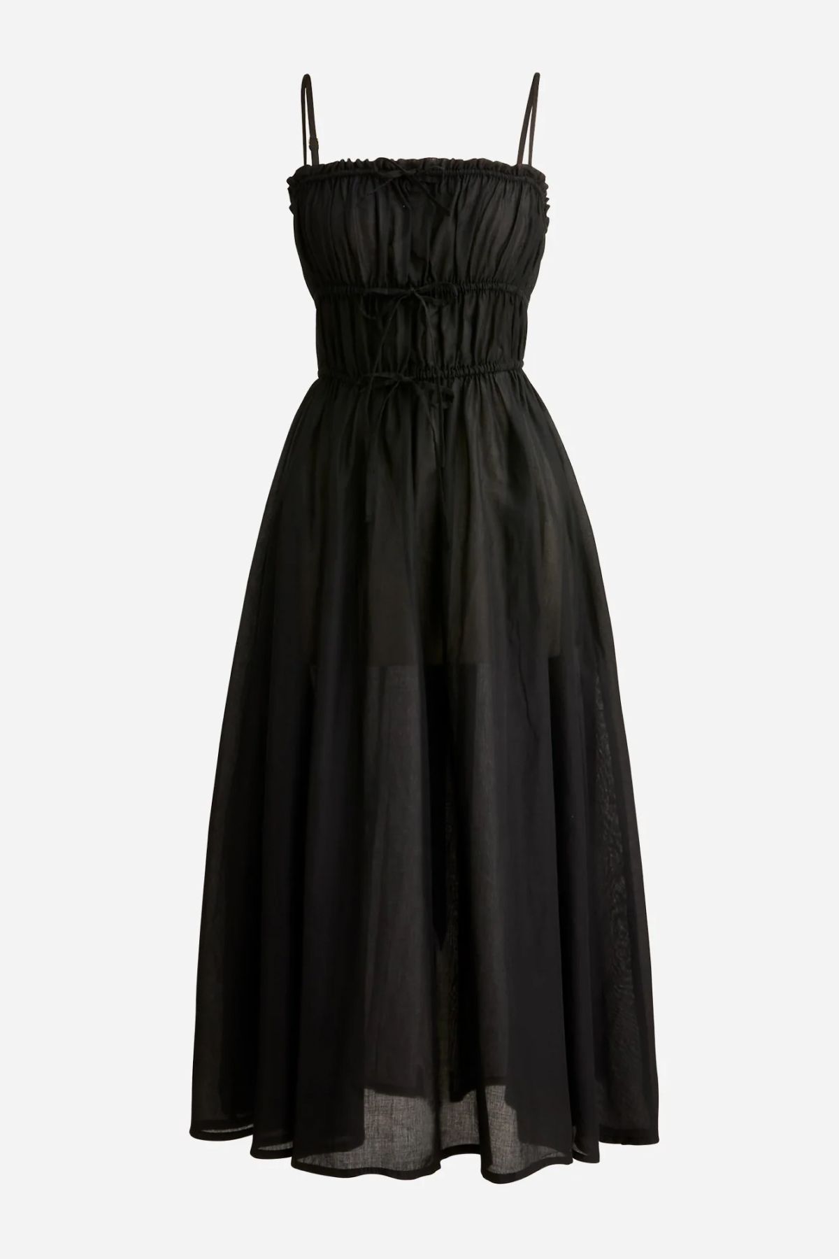 J.Crew Tie-front voile cover-up midi dress