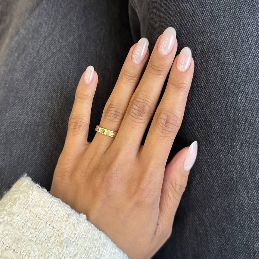 A refined almond manicure.