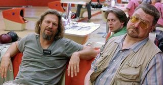 A still from the movie The Big Lebowski