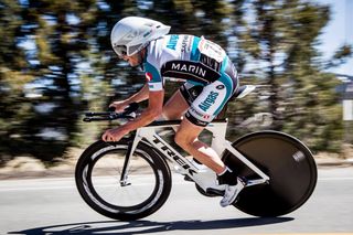 Chris Horner (Airgas) got to blow off the TT cobwebs for todays stage