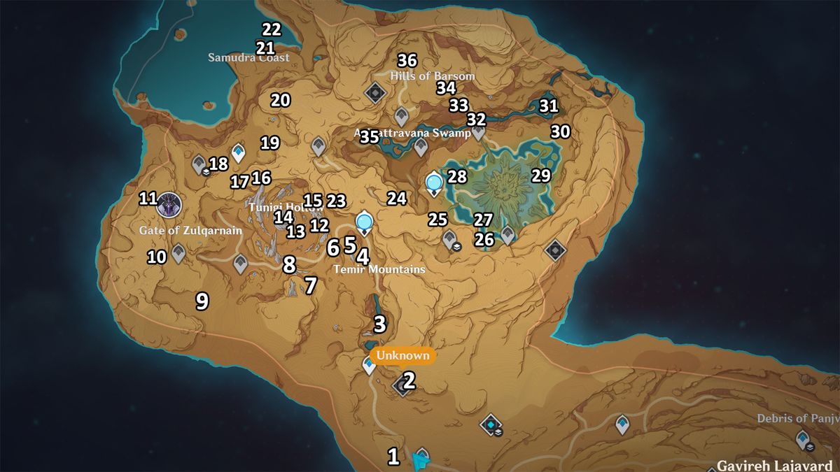 All Genshin Impact Dendroculus locations | GamesRadar+