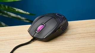 Photograph of the Cooler Master MM720 gaming mouse