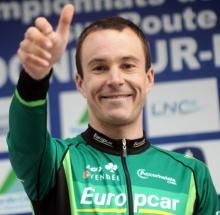 Christophe Kern (Europcar) took home the French time trial title.