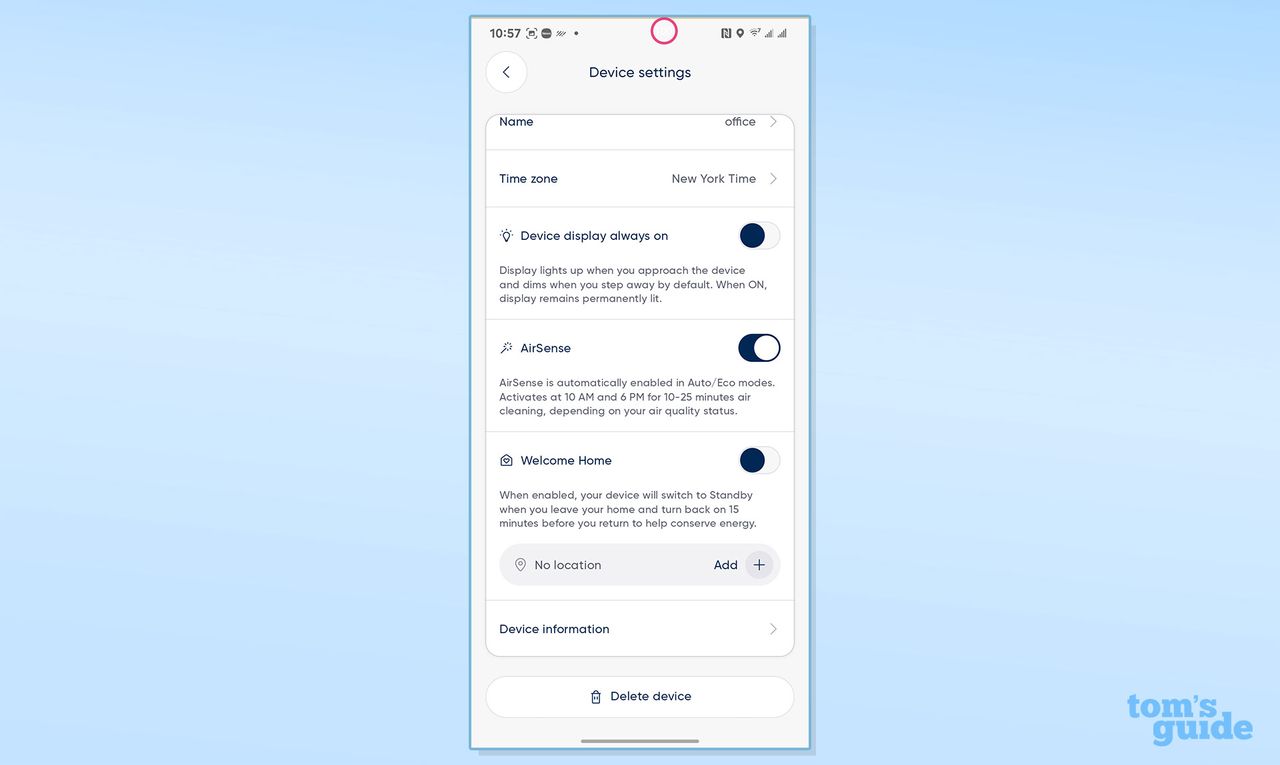 BlueAir Blue Signature app screenshots
