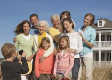 Generations taking a photo