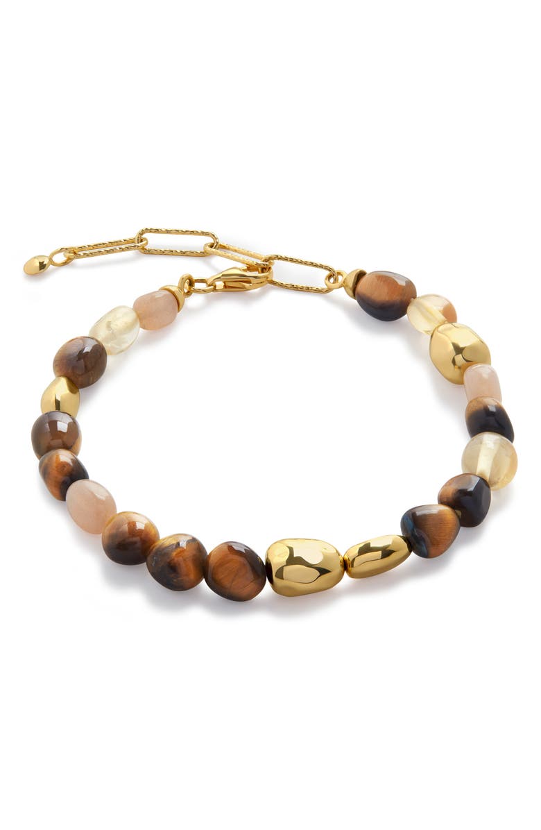Beaded Stone Bracelet