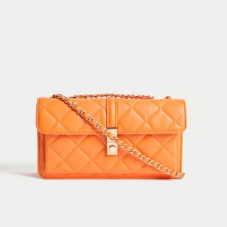 M&S Quilted Chain Strap Bag