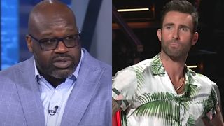 Shaquille O'Neal and Adam Levine