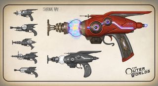 The Outer Worlds Shrink Ray concept art