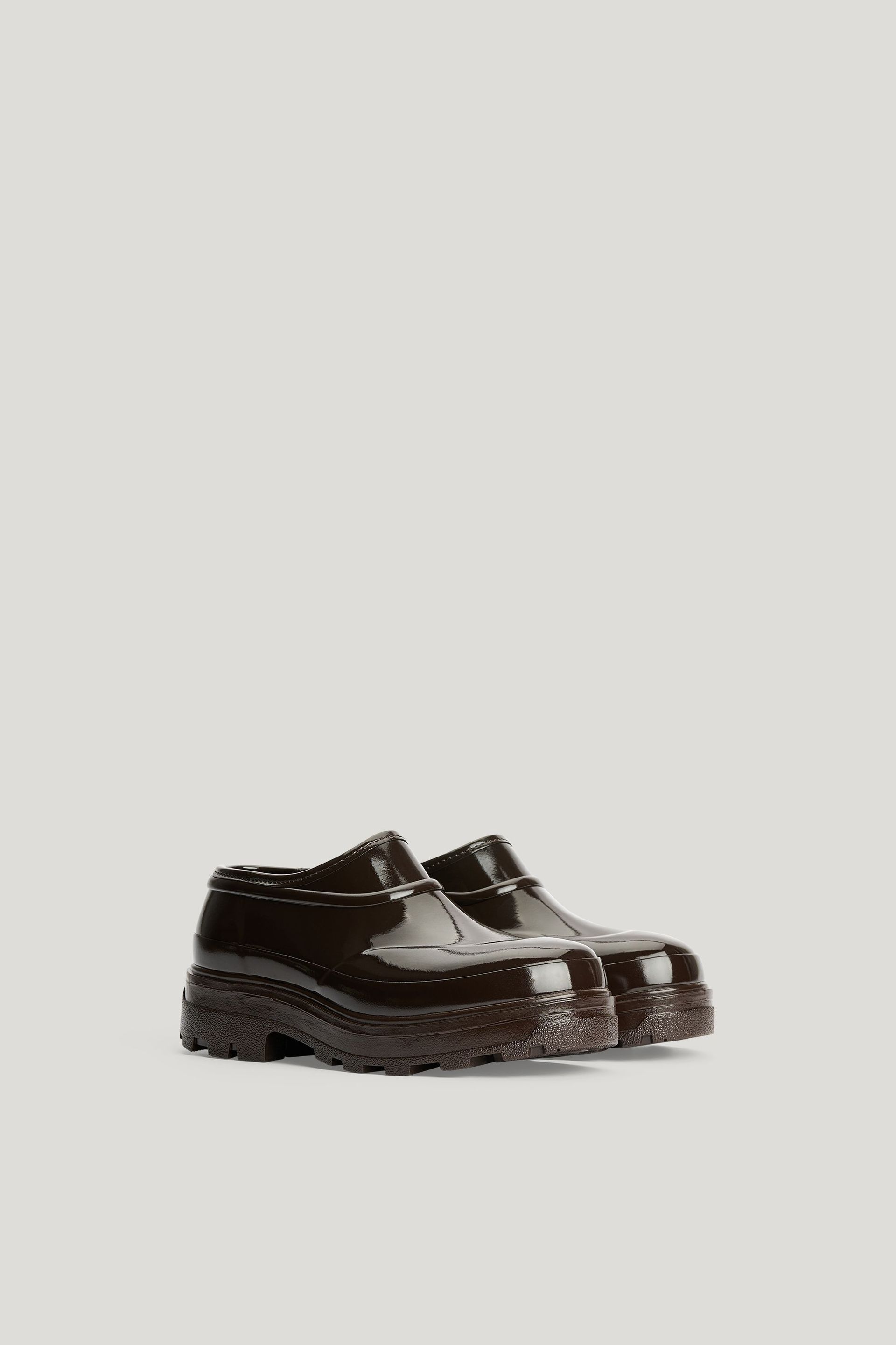 Tretorn X Kassl Editions Beth — Rubber Boot Women - Shiny Coffee Brown - 35