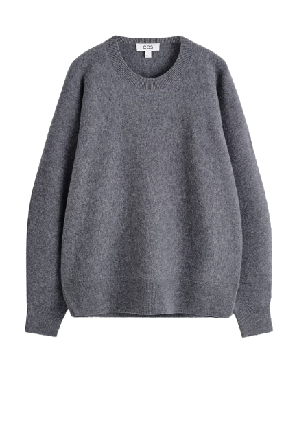 COS, Rounded Double-Faced Wool Sweater