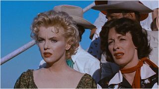 Marilyn Monroe and Eileen Heckart in Bus Stop (1956)
