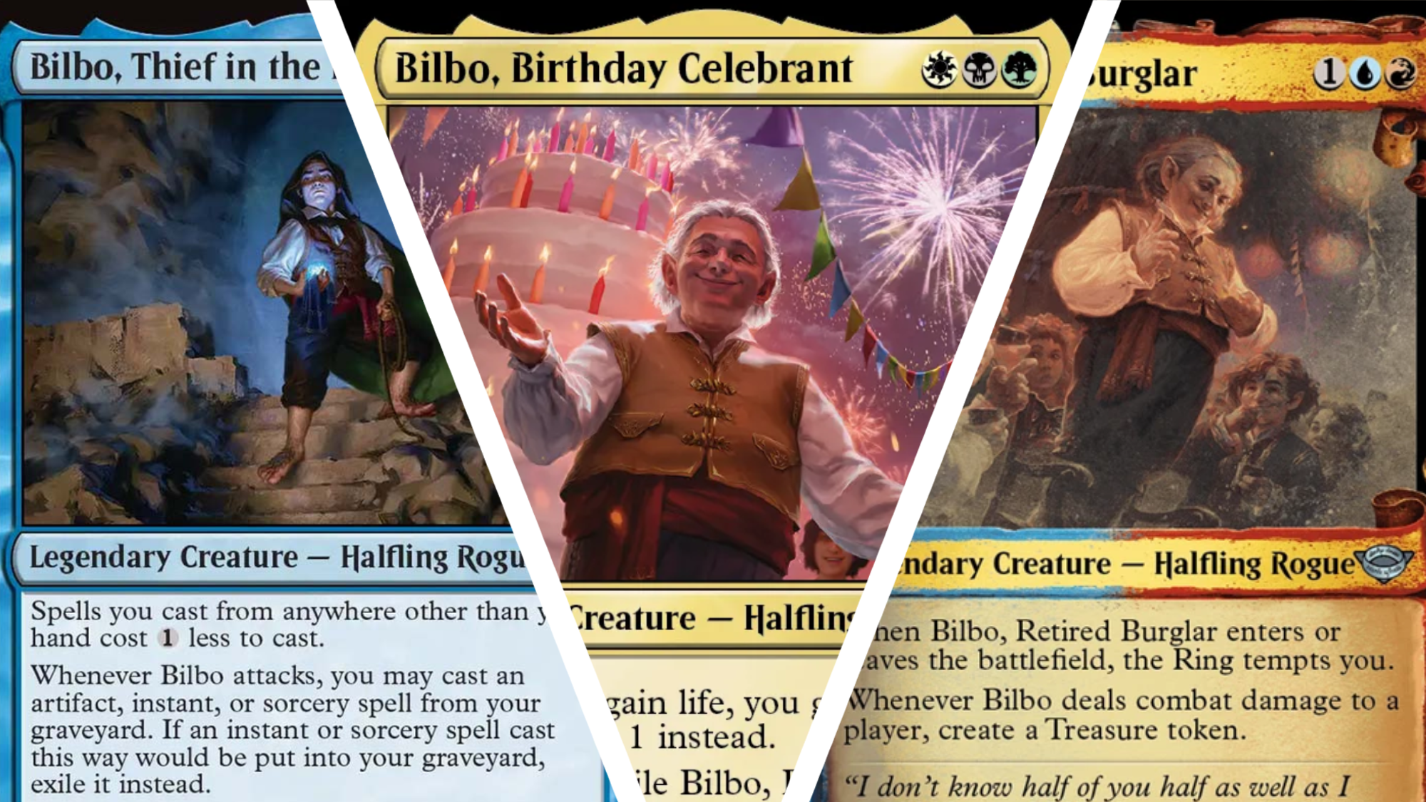 Various Bilbo cards