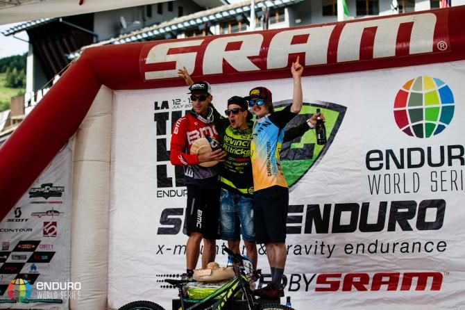 Men's podium