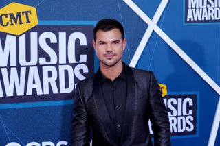 Taylor Lautner on the red carpet in 2022