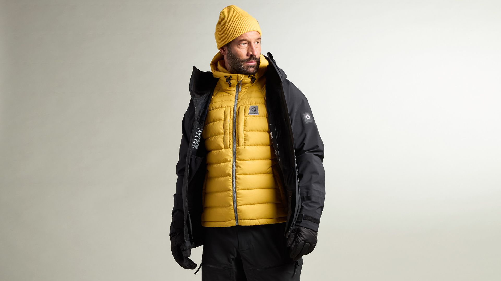Shackleton just gave its polar-proven down jackets a brilliant Signal Yellow makeover