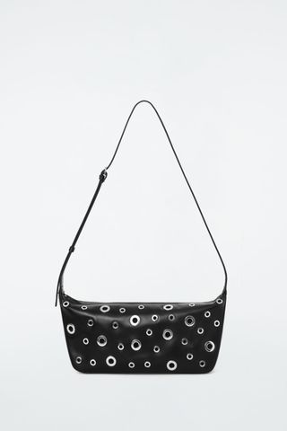 Valley Eyelet Shoulder Bag - Leather