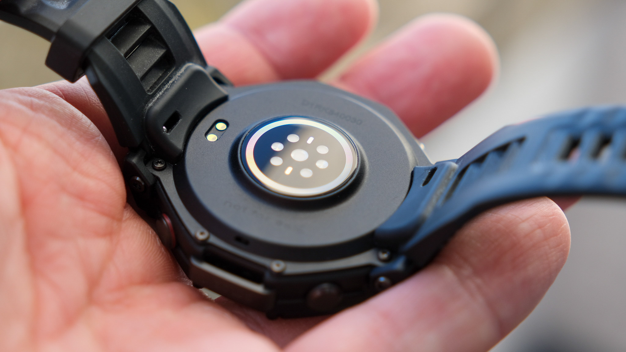 Amazfit T-Rex 3 Pro smartwatch in hand