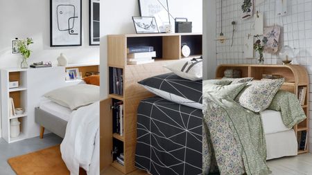 A trio of the best storage headboards to buy, all from Modern bedrooms styled by La Redoute