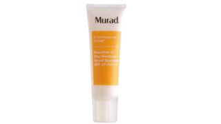 Orange bottle of Murad Essential-C Day Moisture Broad Spectrum SPF30