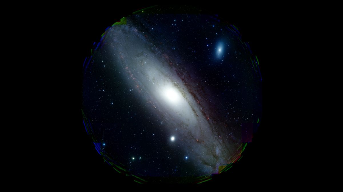 An image of the Andromeda Galaxy captured with the Hyper-Suprime-Cam. A recent snapshot of Andromeda found only one signal that could have come from a medium-sized primordial black hole, or one that formed soon after the Big Bang. 